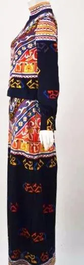 1970s Damonette of Italy Graphic Print Co-Ord