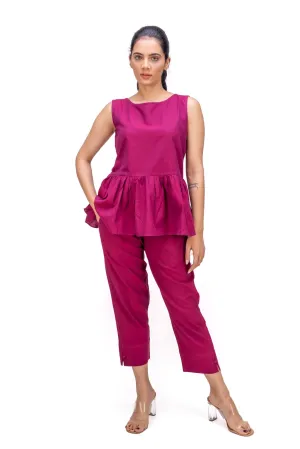 428-409 "Pink" Whitelotus Women's Pants "parrot co-ords set"