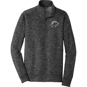 Allegheny Badgers PosiCharge Electric Heather Fleece 1/4-Zip Pullover