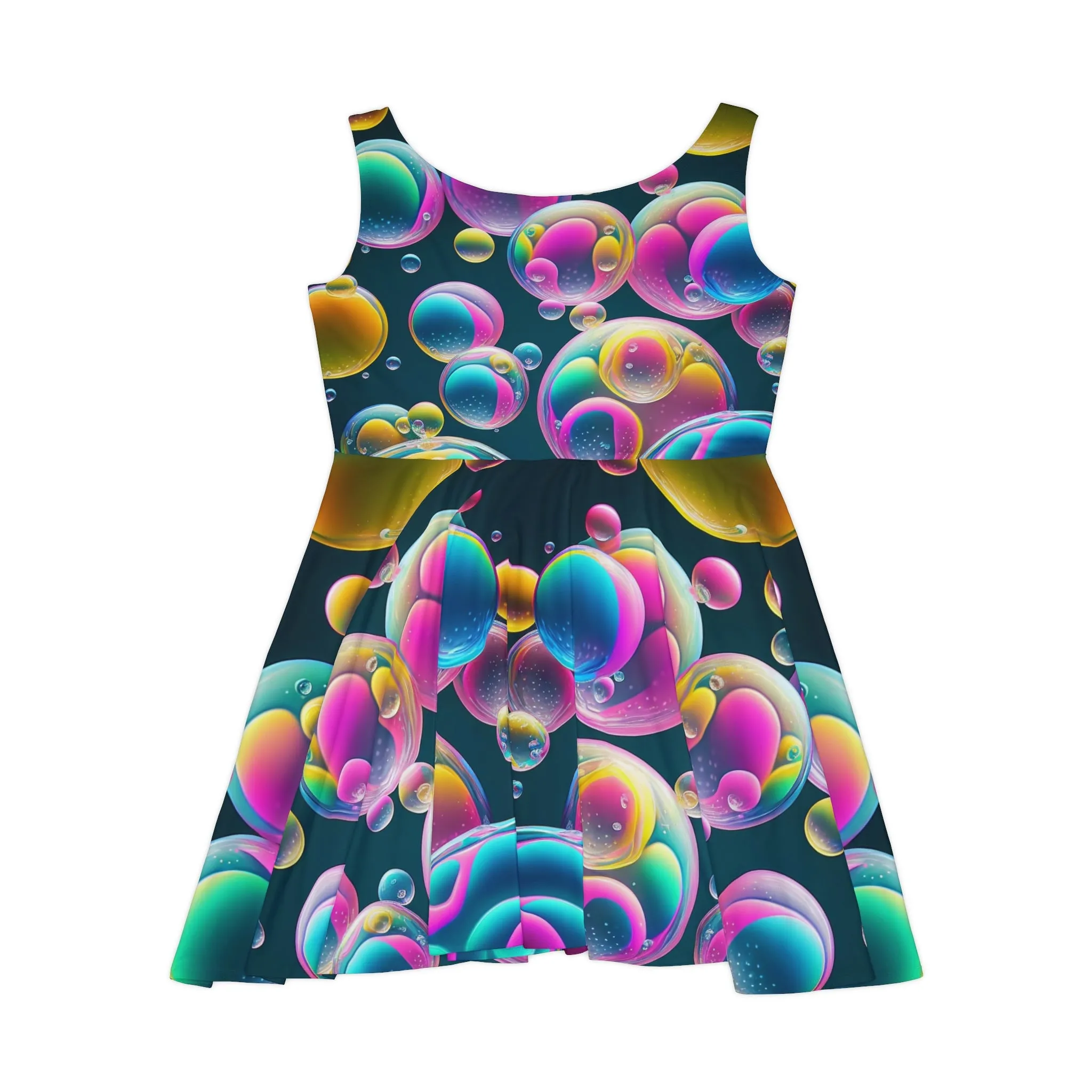 Bubbly Psychedelic Rave Skater Dress