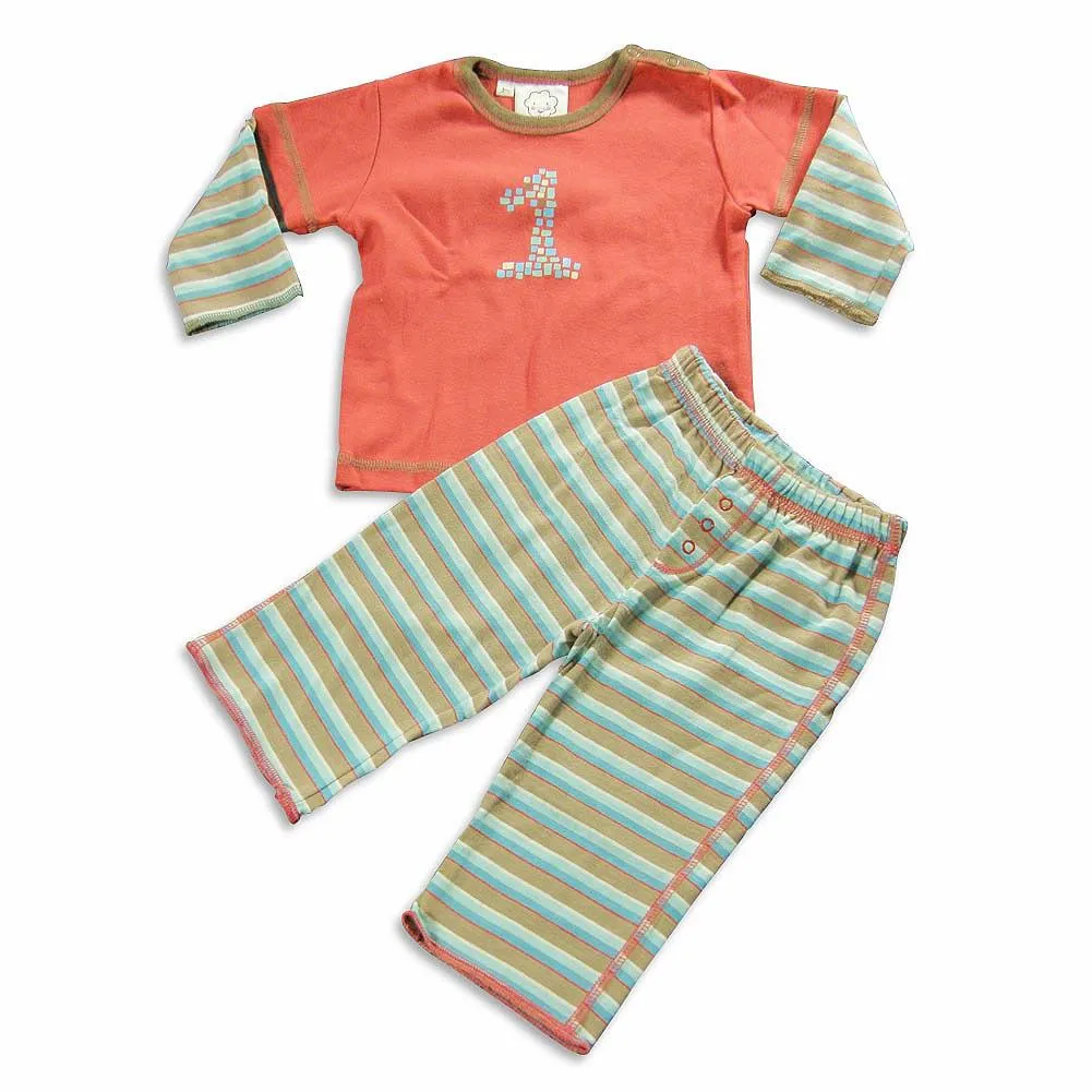 Cloud Mine - Baby Boys 2 Piece Long Sleeve Pant Set