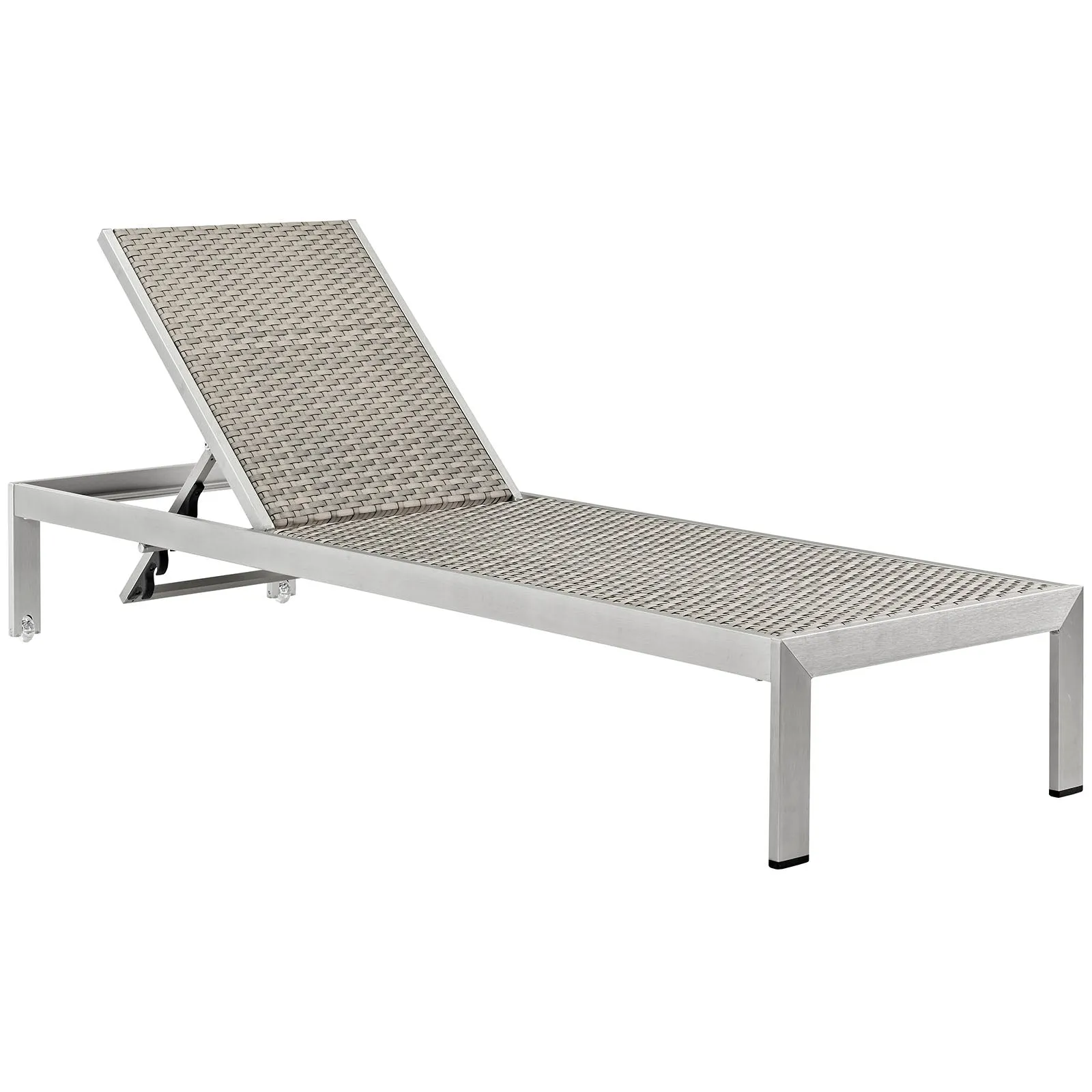 Coast Outdoor Patio Aluminum Rattan Chaise Set of 2