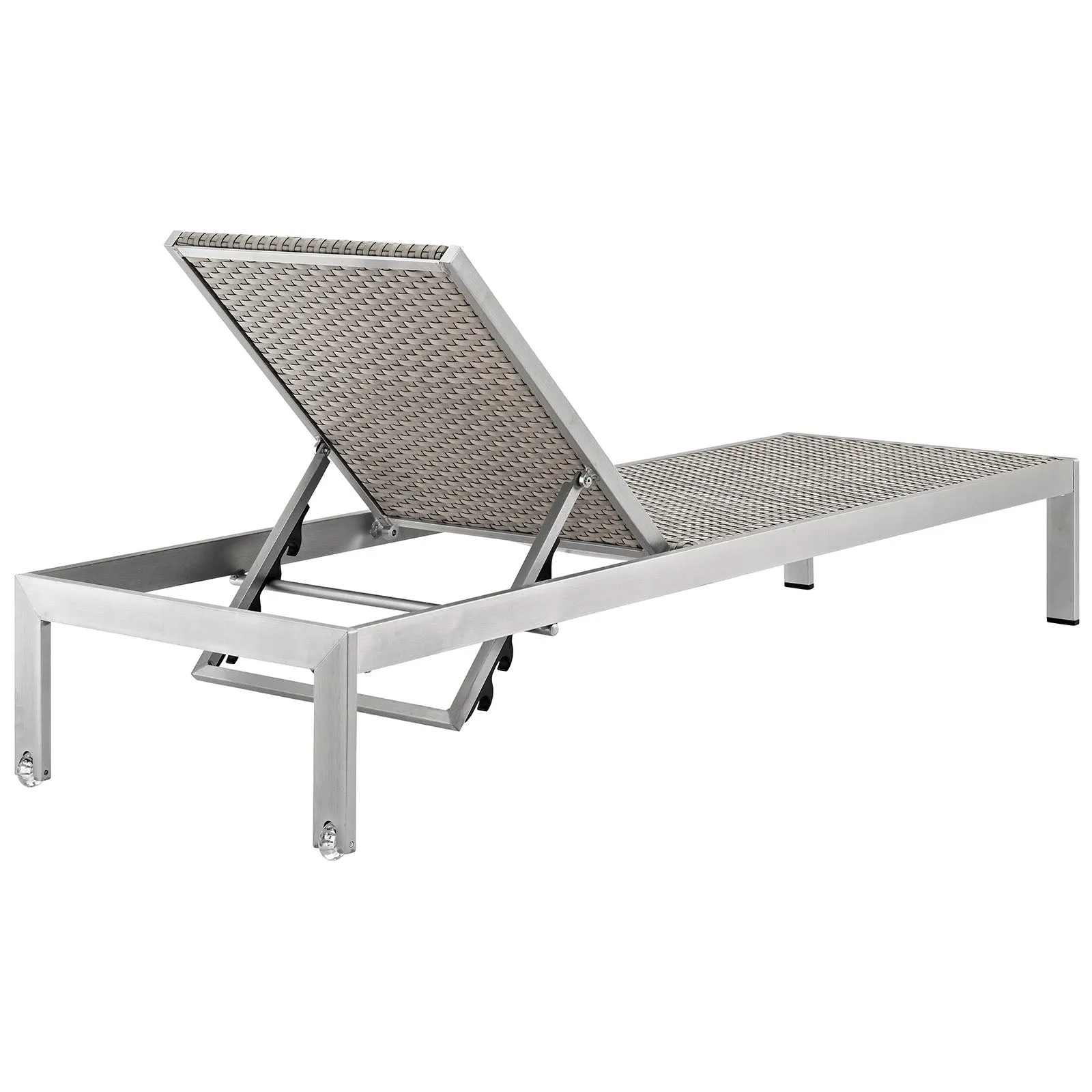 Coast Outdoor Patio Aluminum Rattan Chaise Set of 2