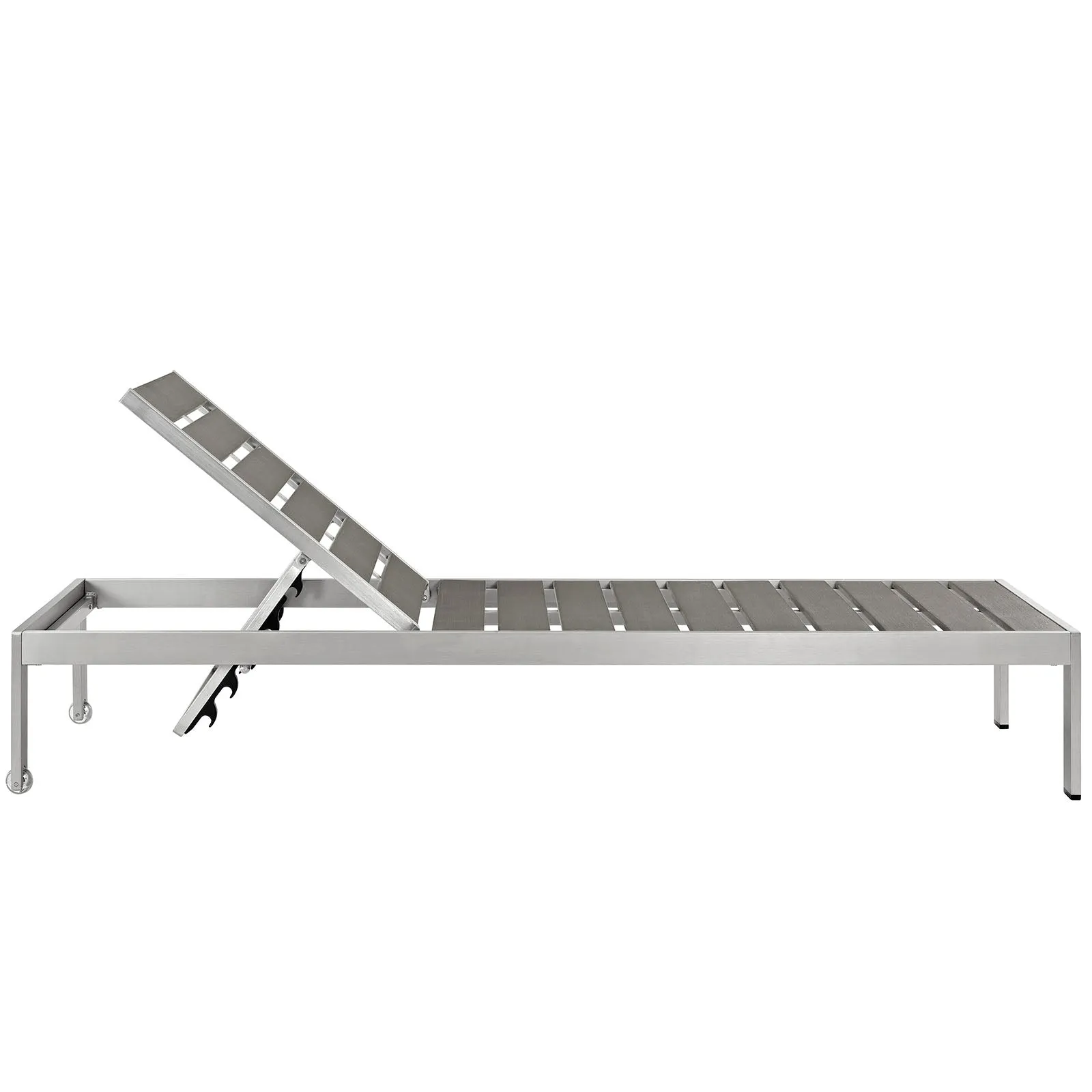 Coast Outdoor Patio Aluminum Wood Chaise Set of 2