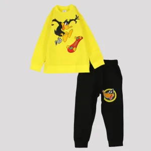 Daffy Duck Long-Sleeved Fleeced Pajama