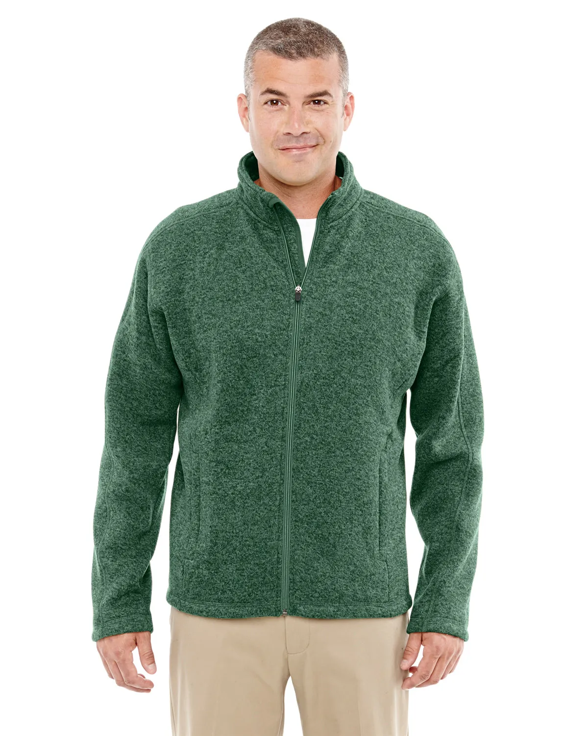 DG793 Devon & Jones Men's Bristol Full-Zip Sweater Fleece Jac