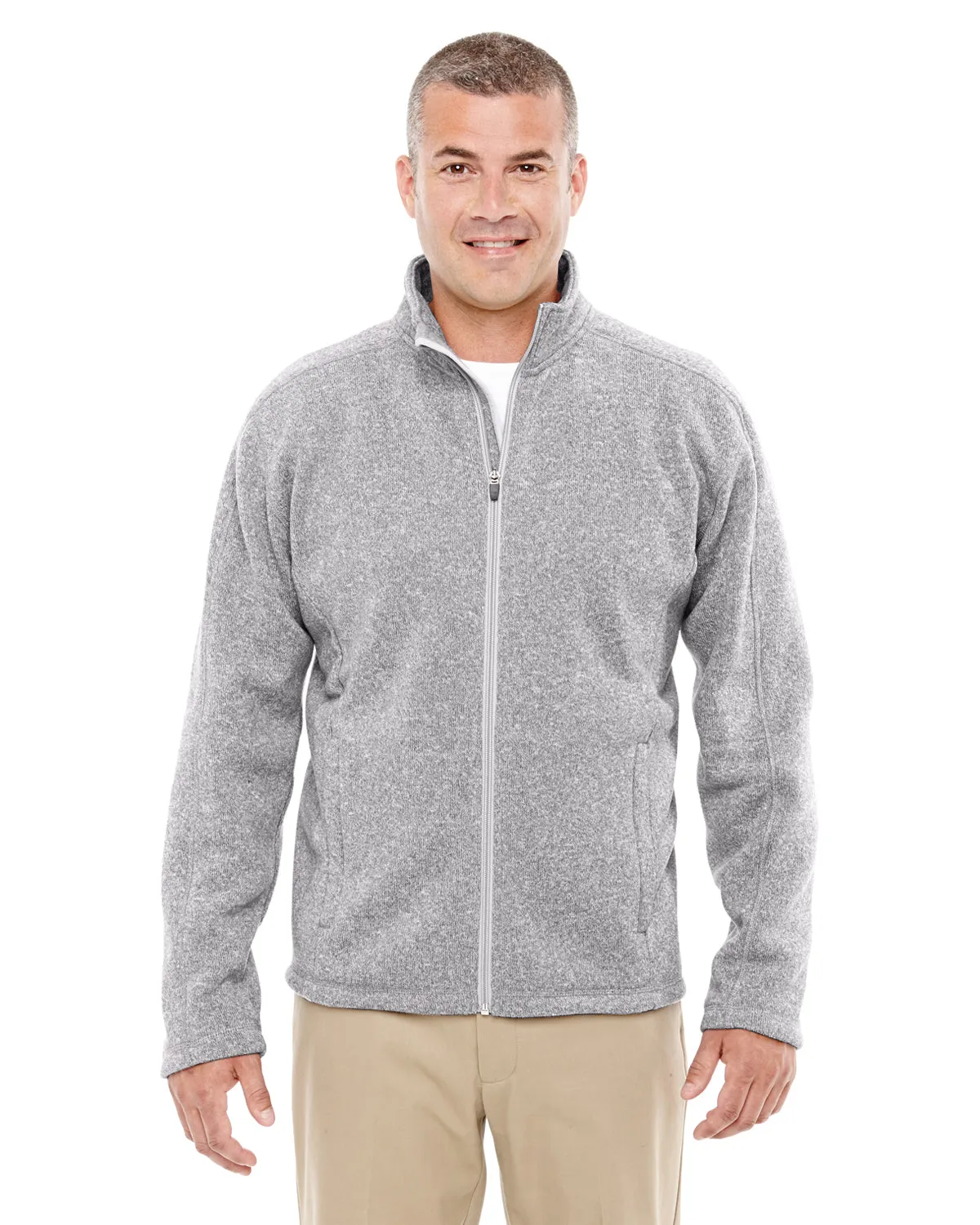 DG793 Devon & Jones Men's Bristol Full-Zip Sweater Fleece Jac