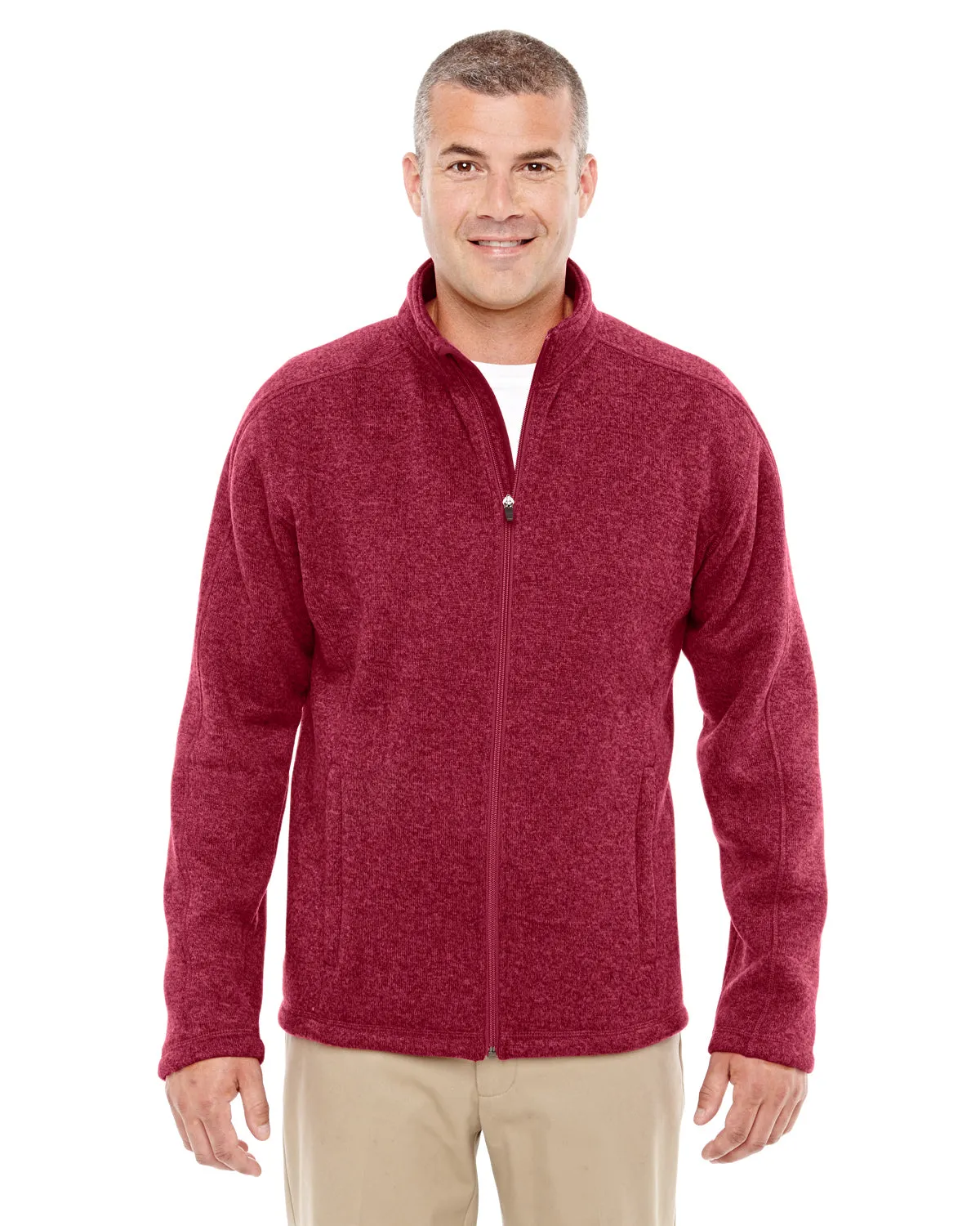 DG793 Devon & Jones Men's Bristol Full-Zip Sweater Fleece Jac