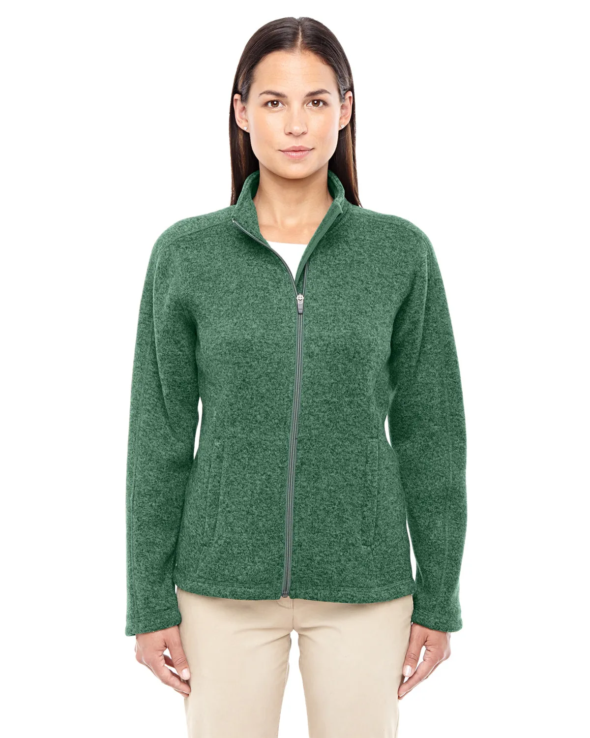 DG793W Devon & Jones Ladies' Bristol Full-Zip Sweater Fleece Jacket