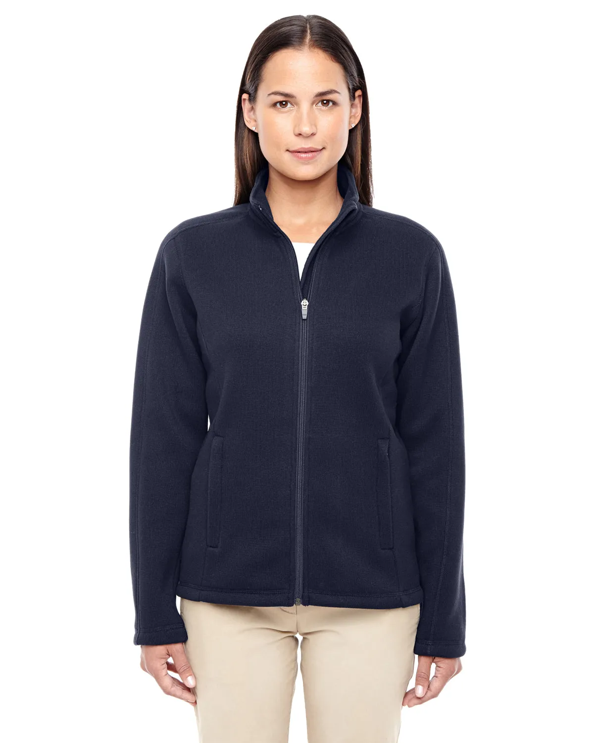 DG793W Devon & Jones Ladies' Bristol Full-Zip Sweater Fleece Jacket