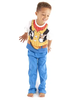 Disney Woody Boys Blue Long Sleeve Long Leg Pyjama Set