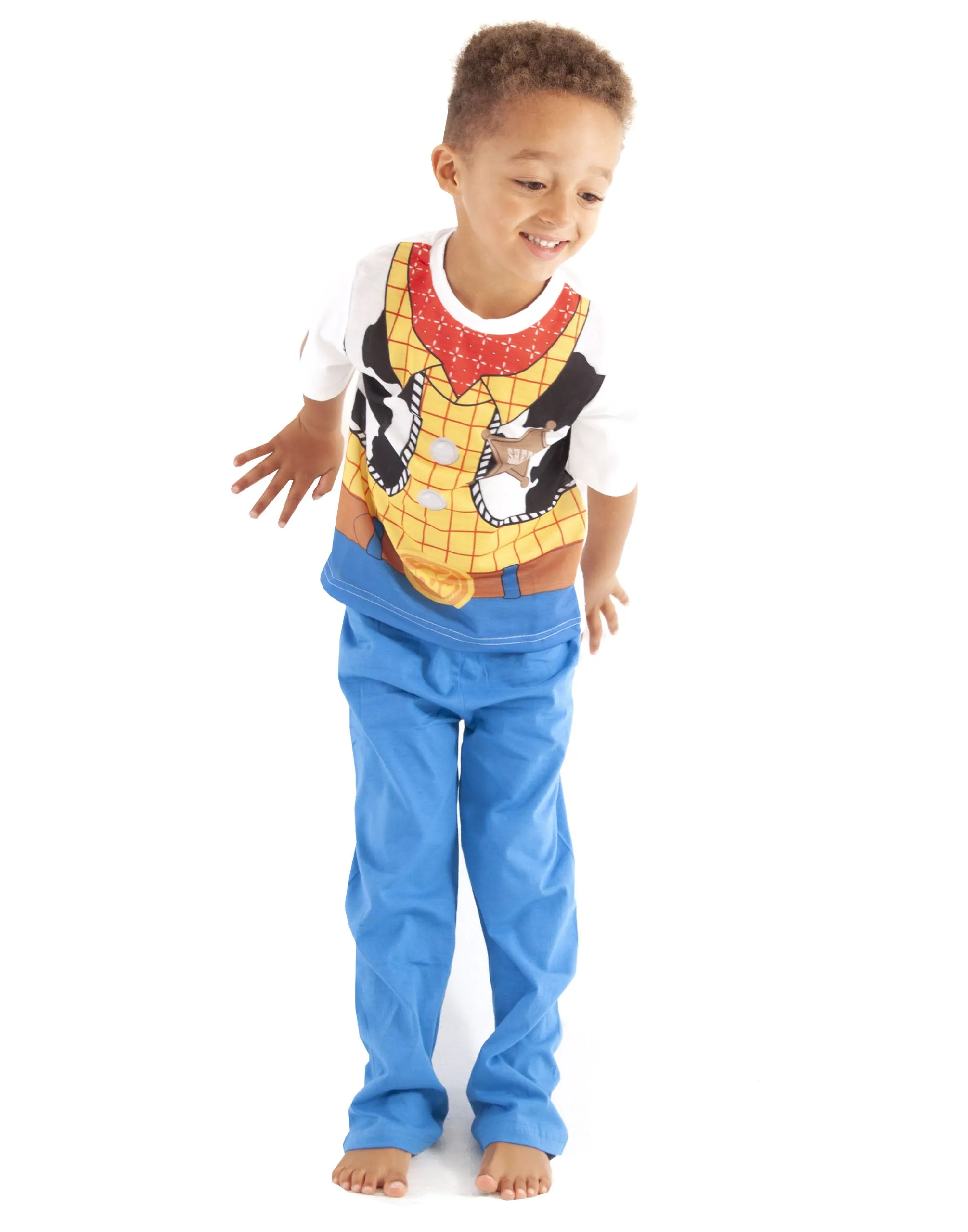 Disney Woody Boys Blue Long Sleeve Long Leg Pyjama Set