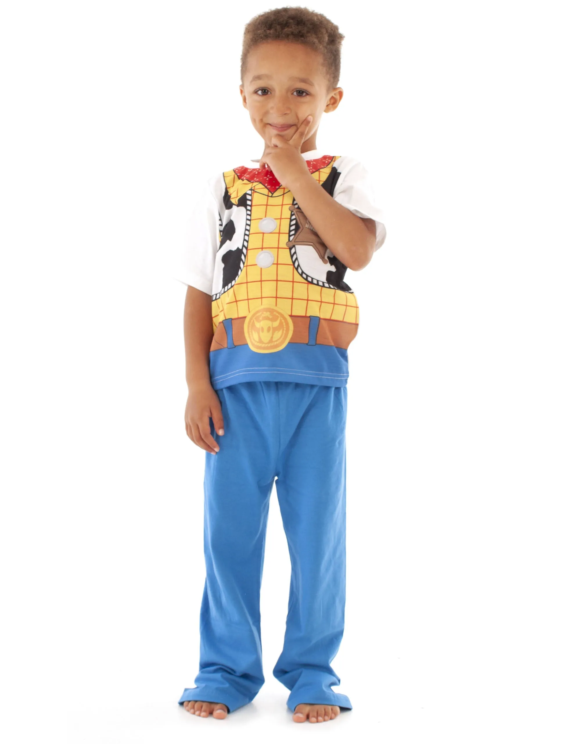 Disney Woody Boys Blue Long Sleeve Long Leg Pyjama Set