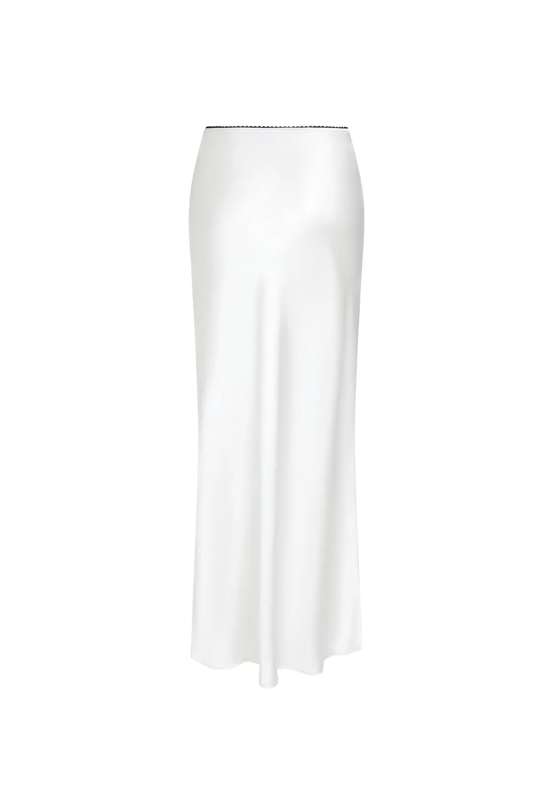 ENIGMATIC MAXI SKIRT - PORCELAIN