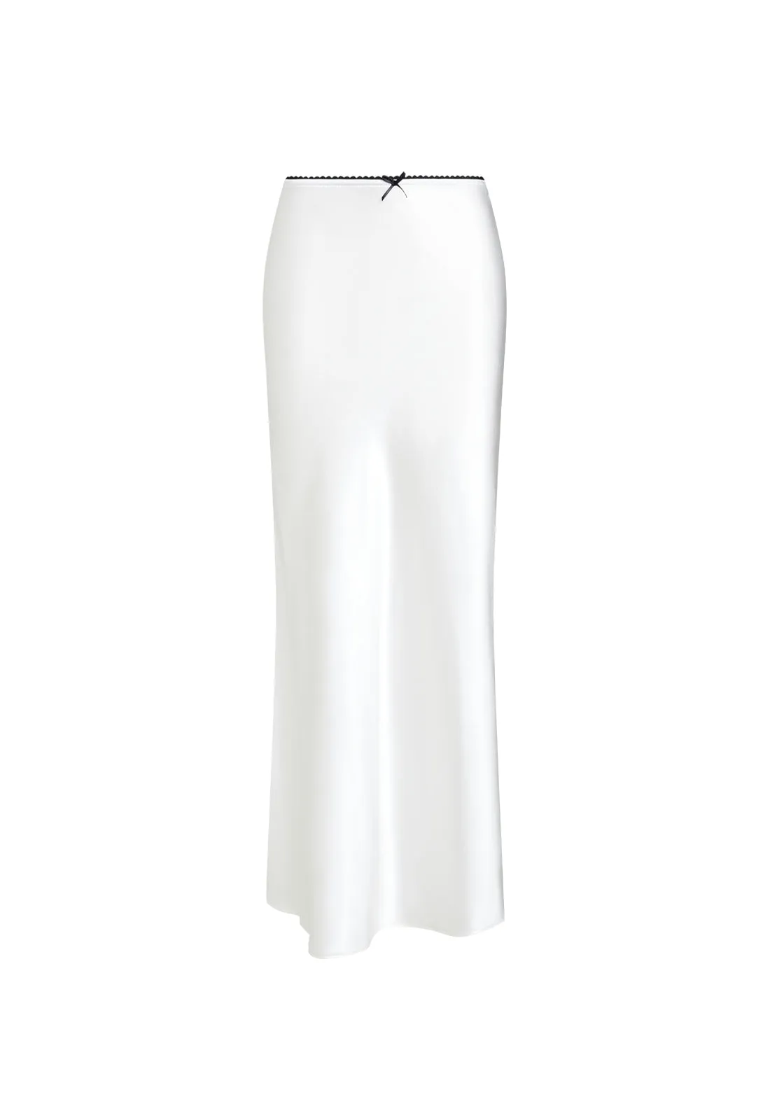 ENIGMATIC MAXI SKIRT - PORCELAIN