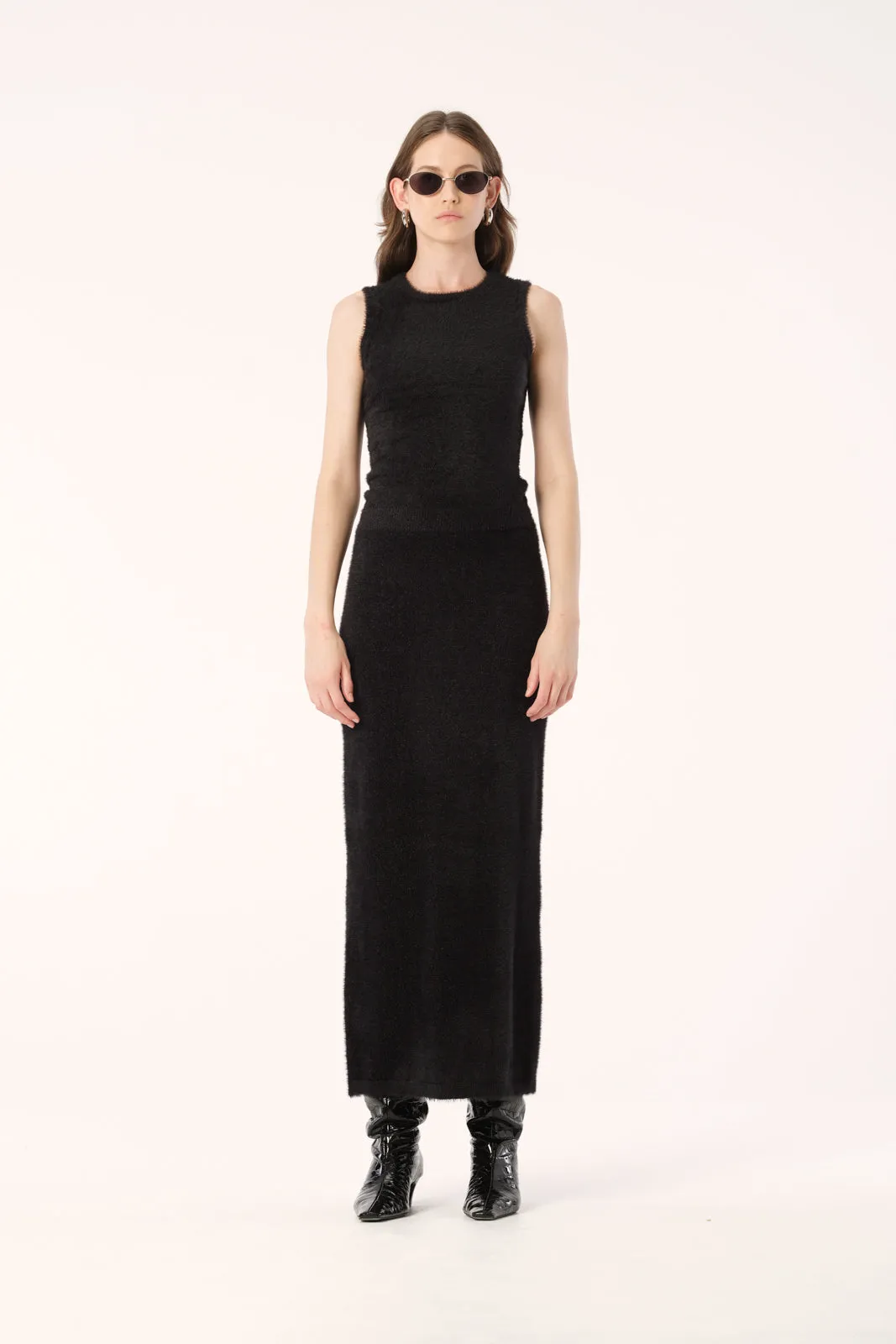 Harvie Skirt Black Lurex