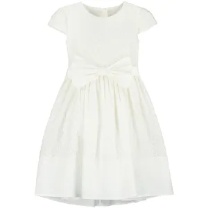 Holly Hastie Florence White Embroidered Cotton Girls Party Dress