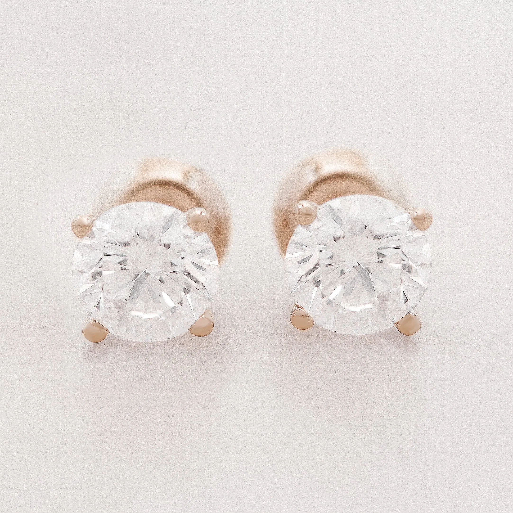 Lab Diamond Martini Stud Earrings Arya