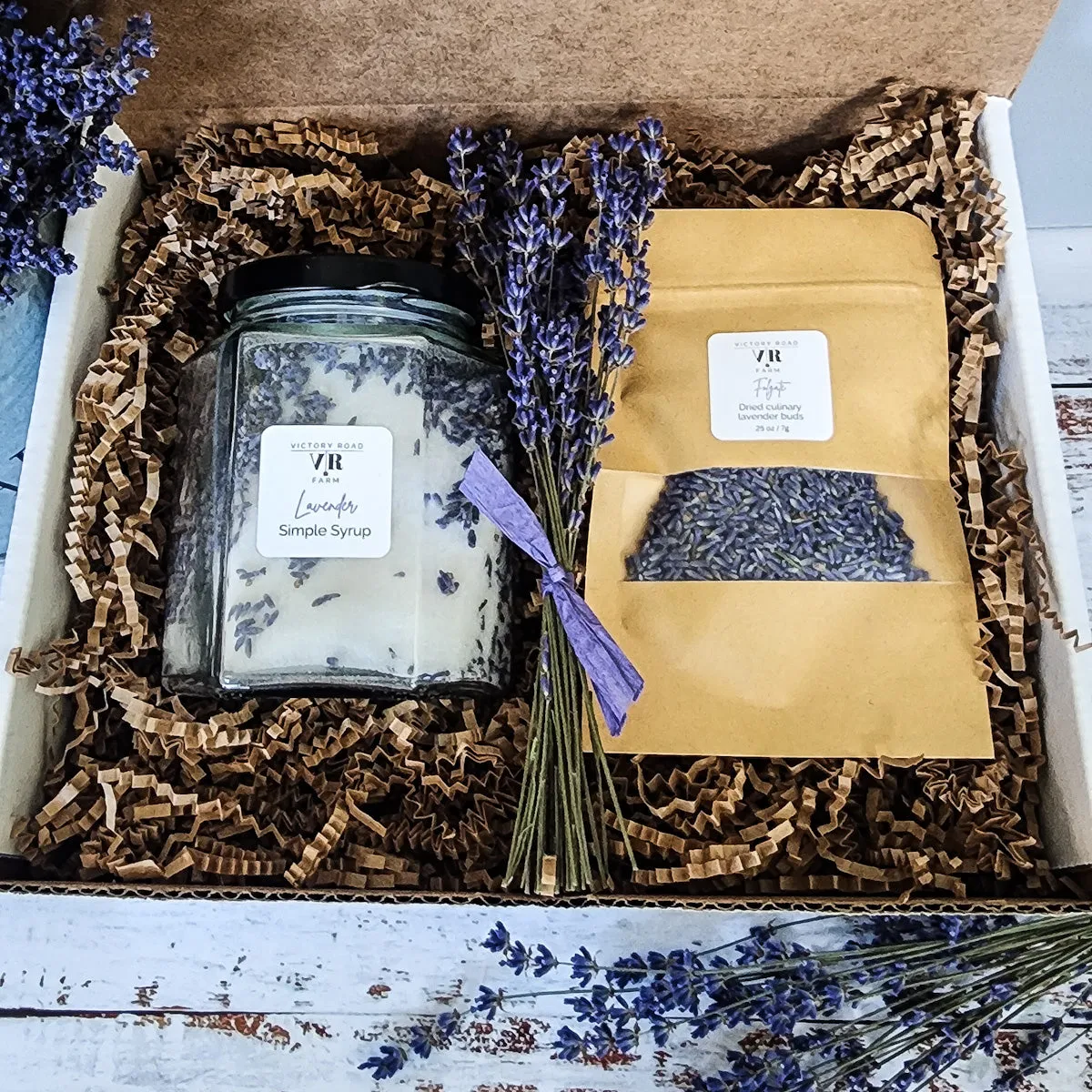 Lavender Simple Syrup Gift Set