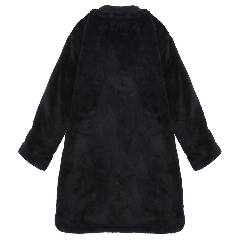 Long-Sleeved Panda Velvet Pajama