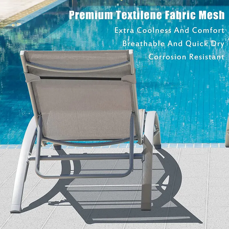 Lounge Chair Set (2 Chairs) - Curved Design