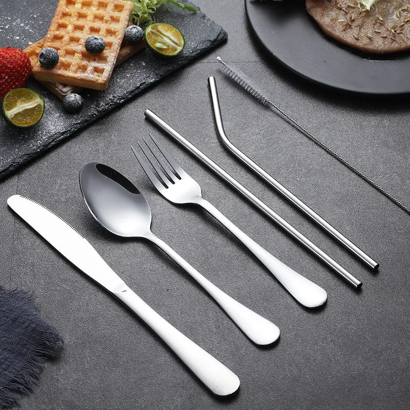 Minimalist stainless steel set