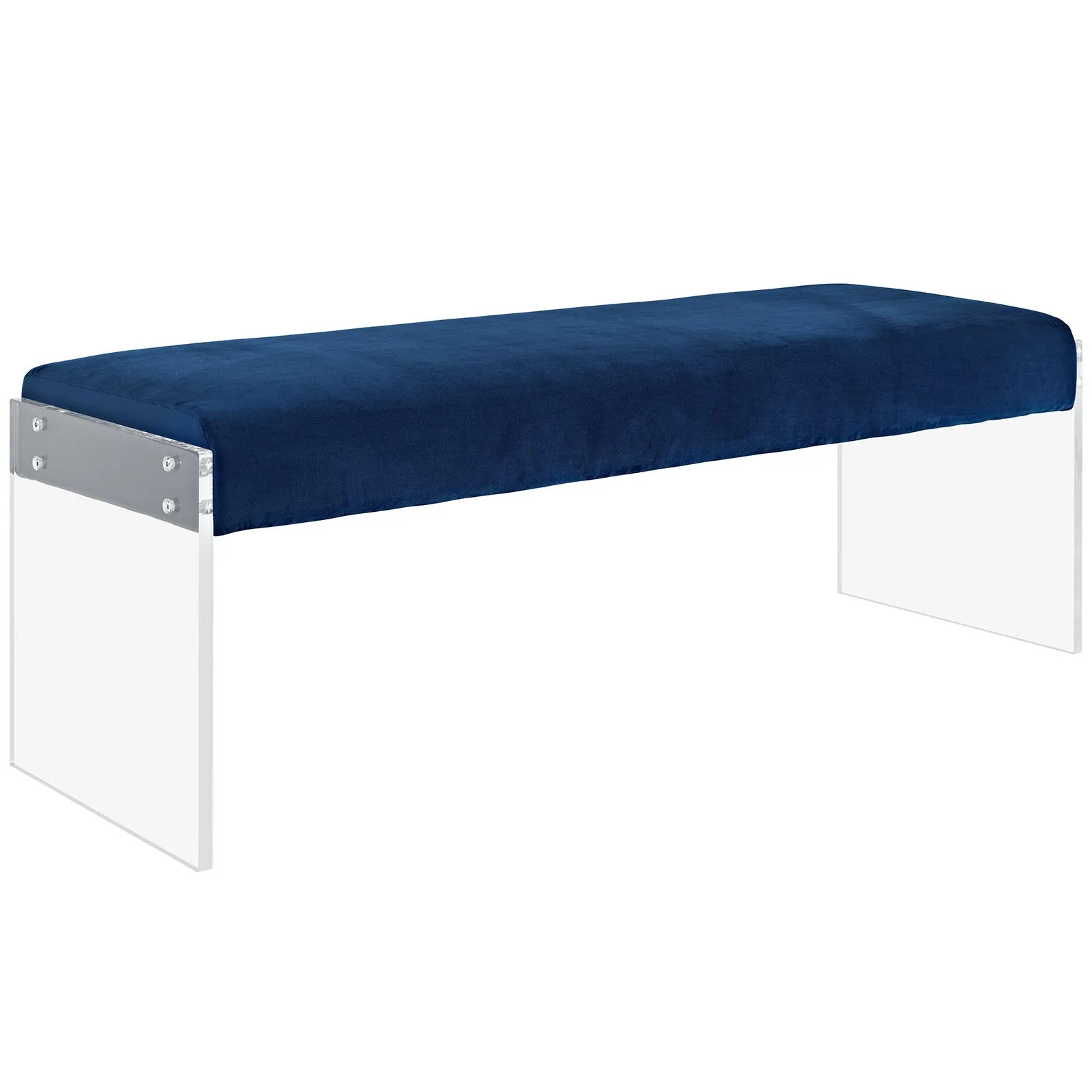 Modern Upholstered Performance Roam Velvet Corner Bench - Dining Benches