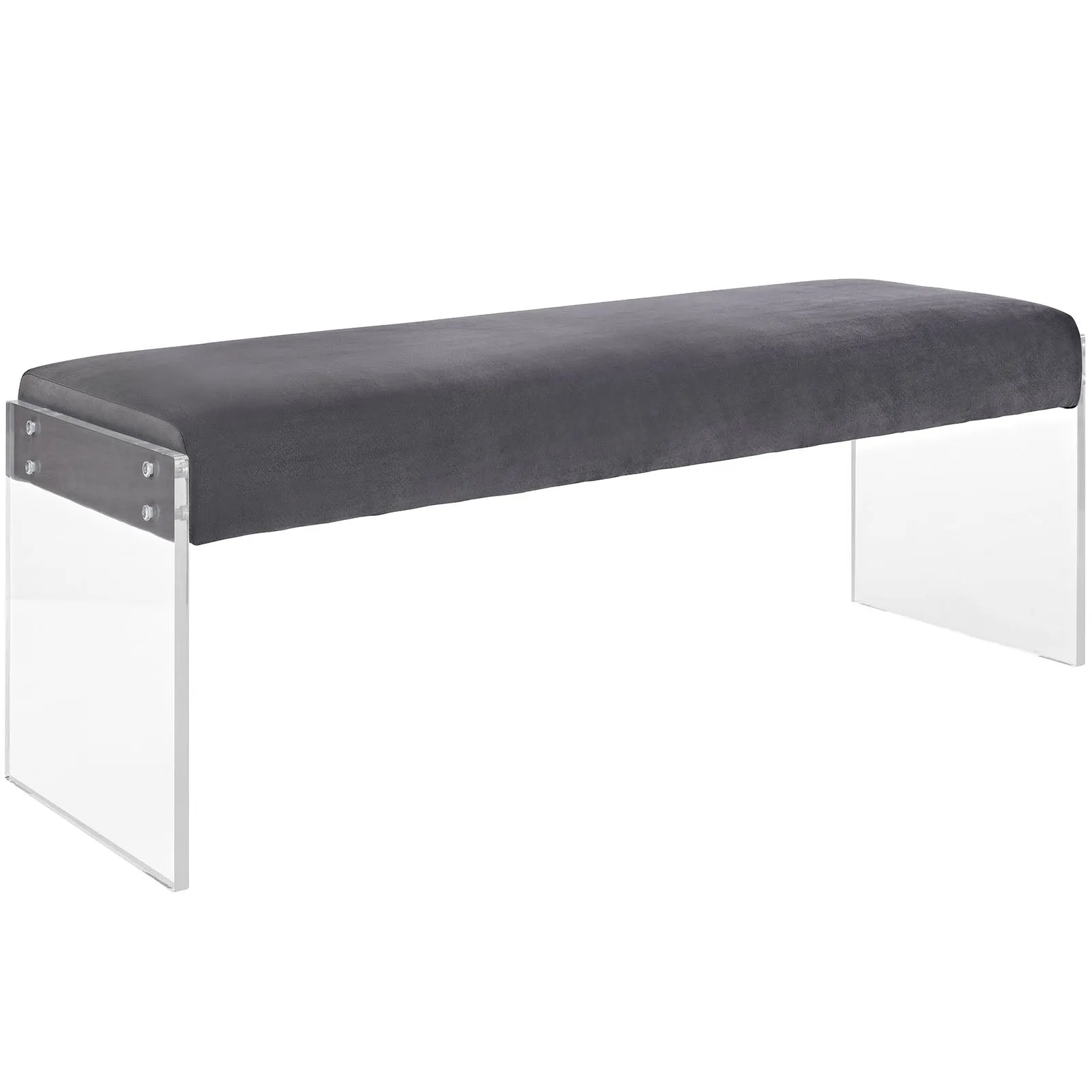 Modern Upholstered Performance Roam Velvet Corner Bench - Dining Benches