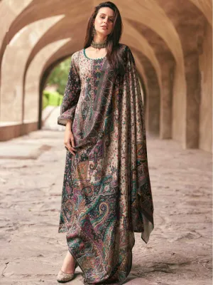 Mumtaz Arts Pure Lawn Cotton Unstitched Suit Dress Material for Women