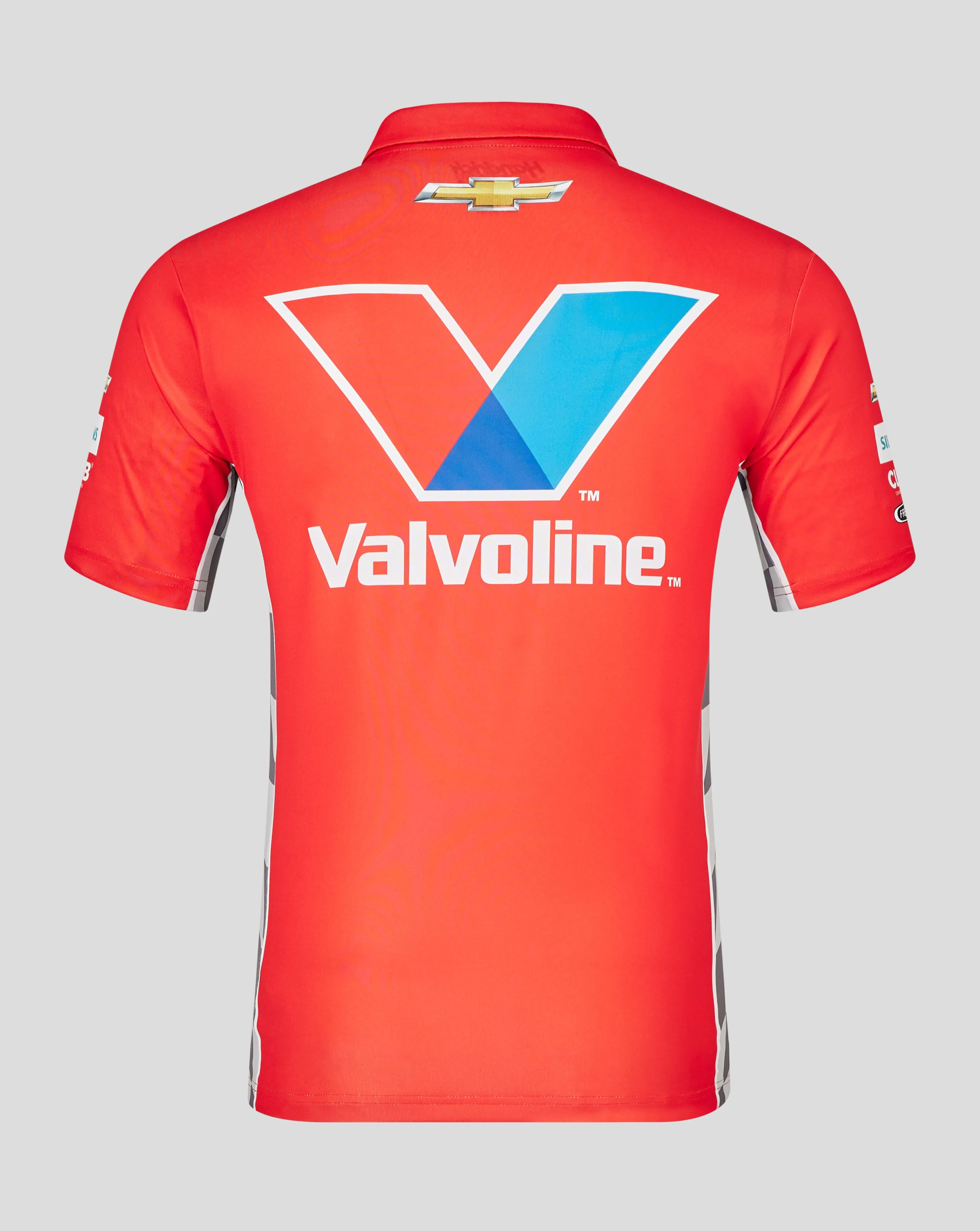 NASCAR Hendrick Motorsport Valvoline Polo Shirt - Red/Blue