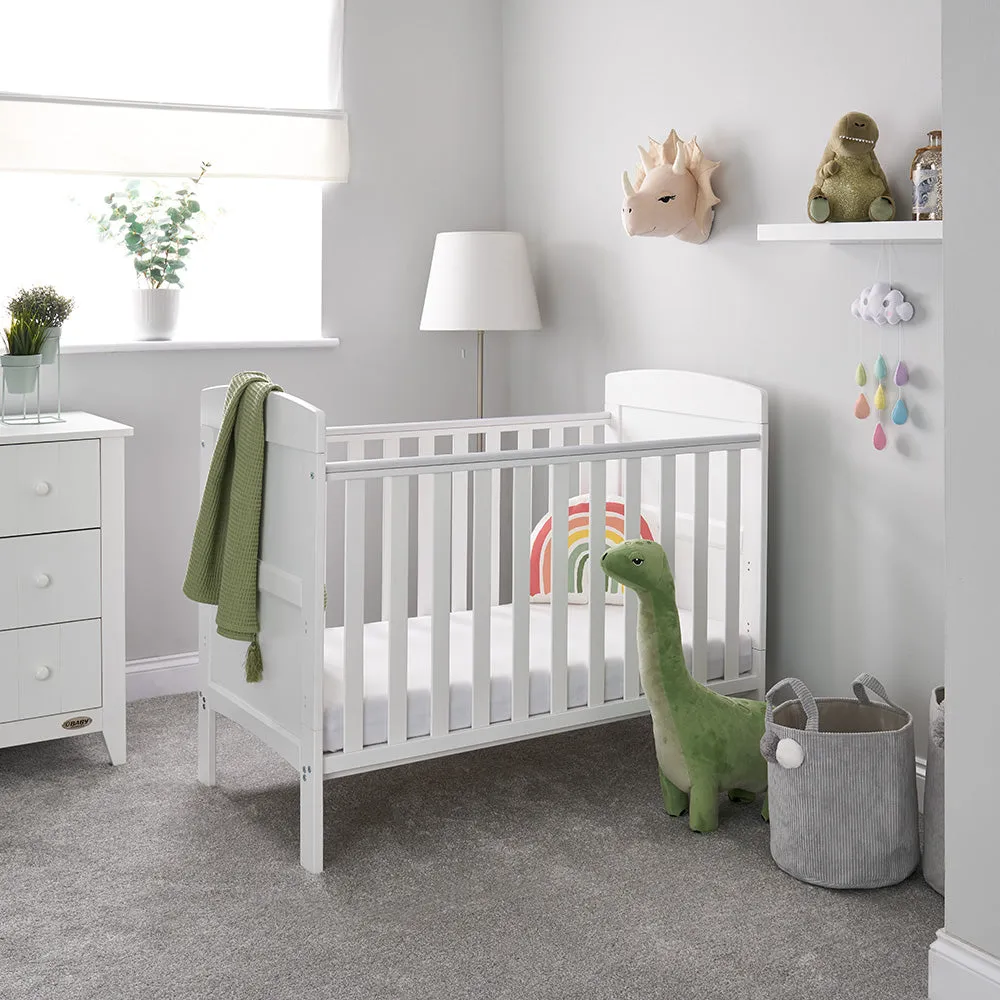 Obaby Grace Mini 3 Piece Room Set - White