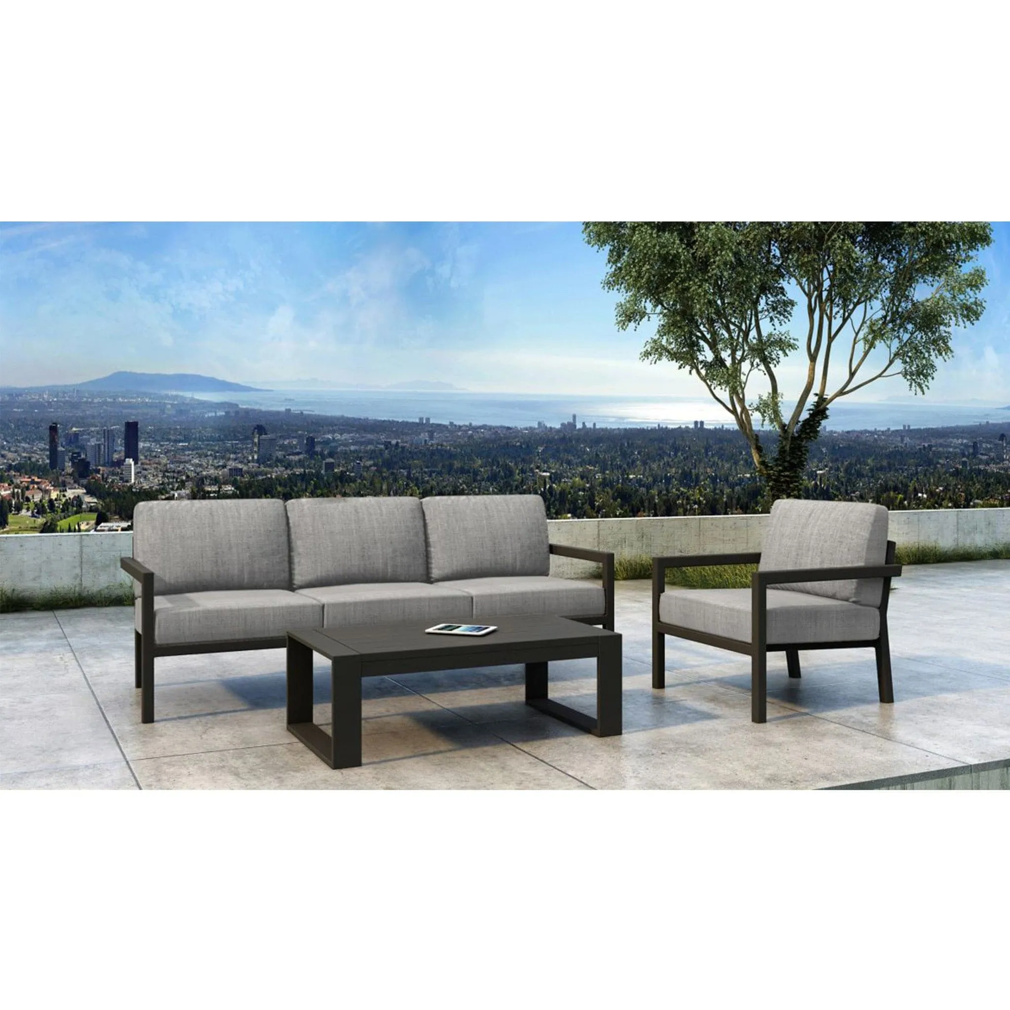 Pacifica 3 Piece Sofa Set