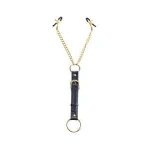 Penitentiary Nipple Clamps And Cock Ring Set