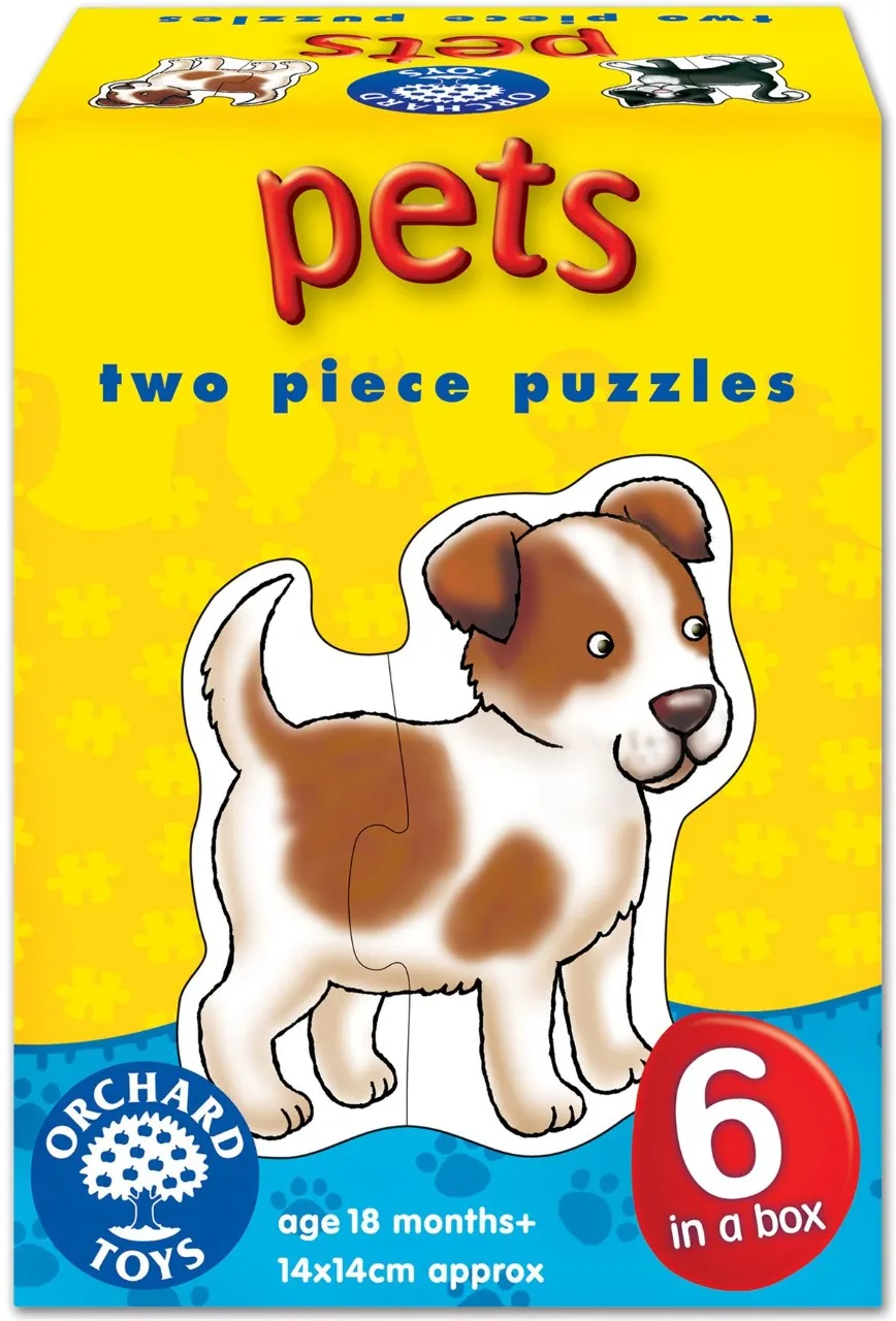 Pets Two-piece Jigsaw Puzzles