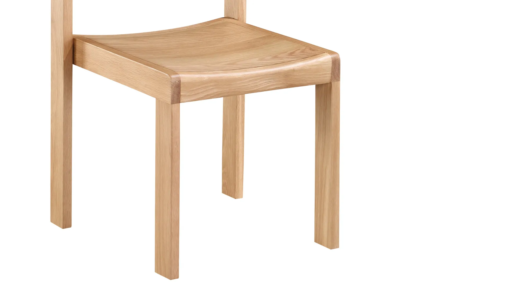 Plane Dining Chair (Set of Two), Oak