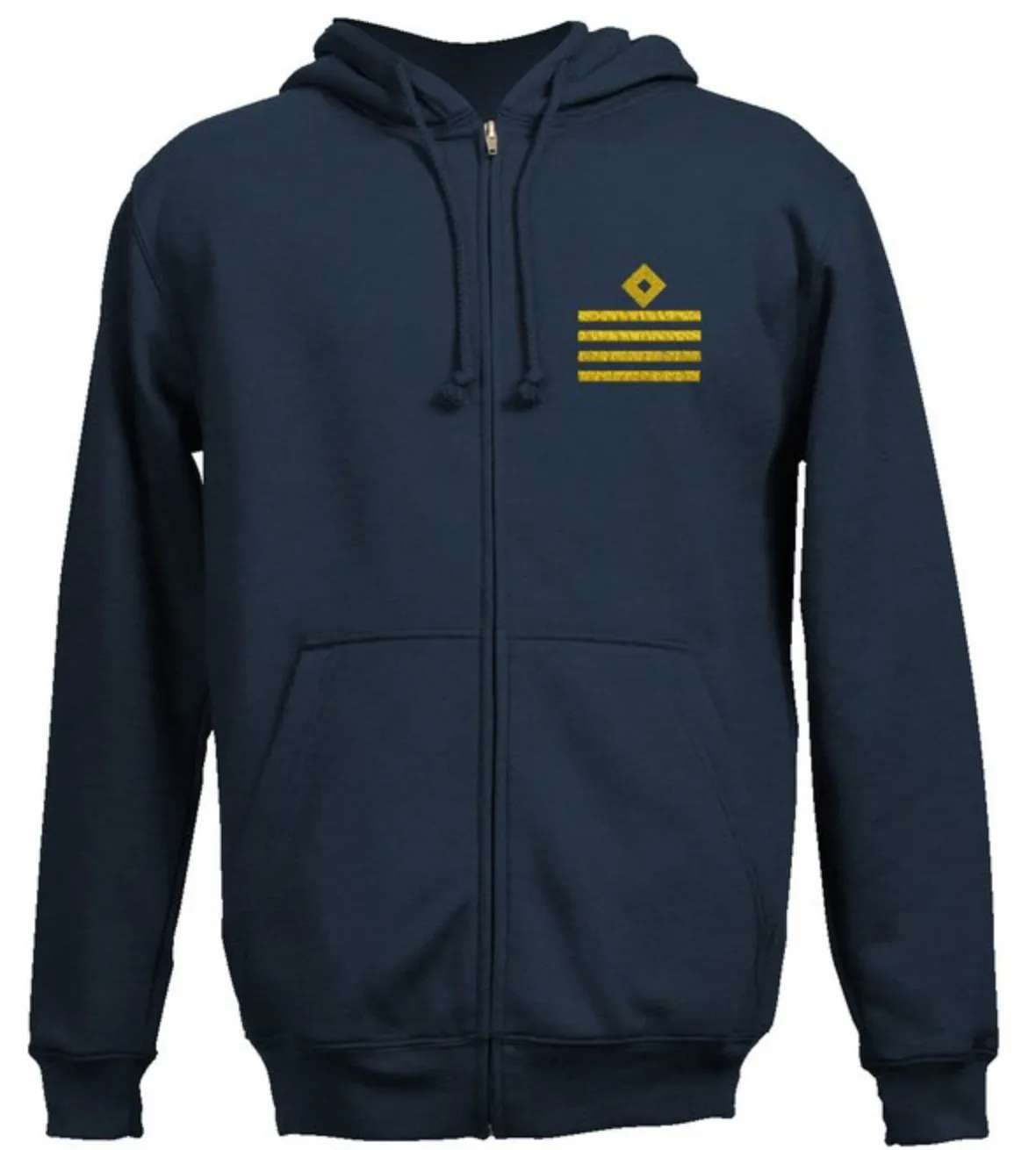 Rank SweatShirt- Captain-Navy Blue