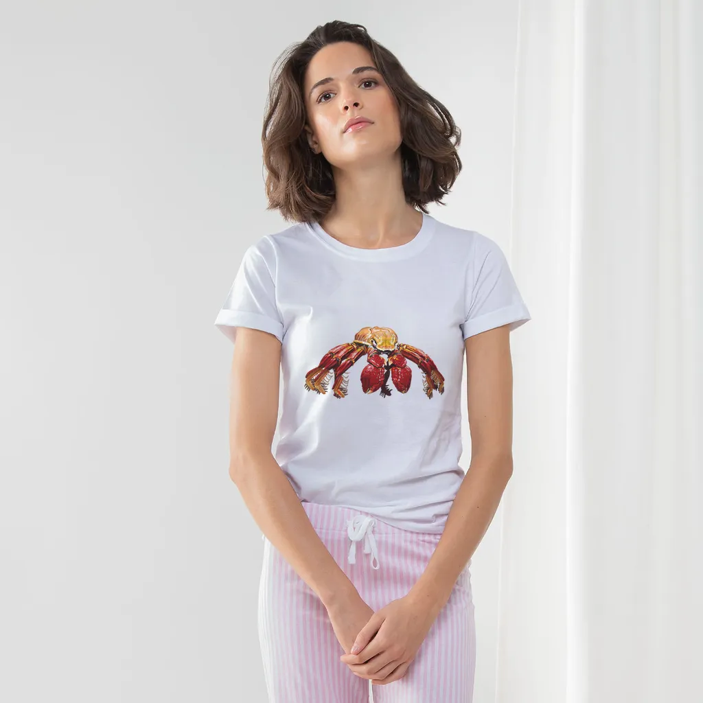 Red Crab Women's Long Pant Pyjama Set