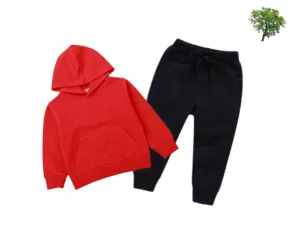 Red Kids Hoodie Set