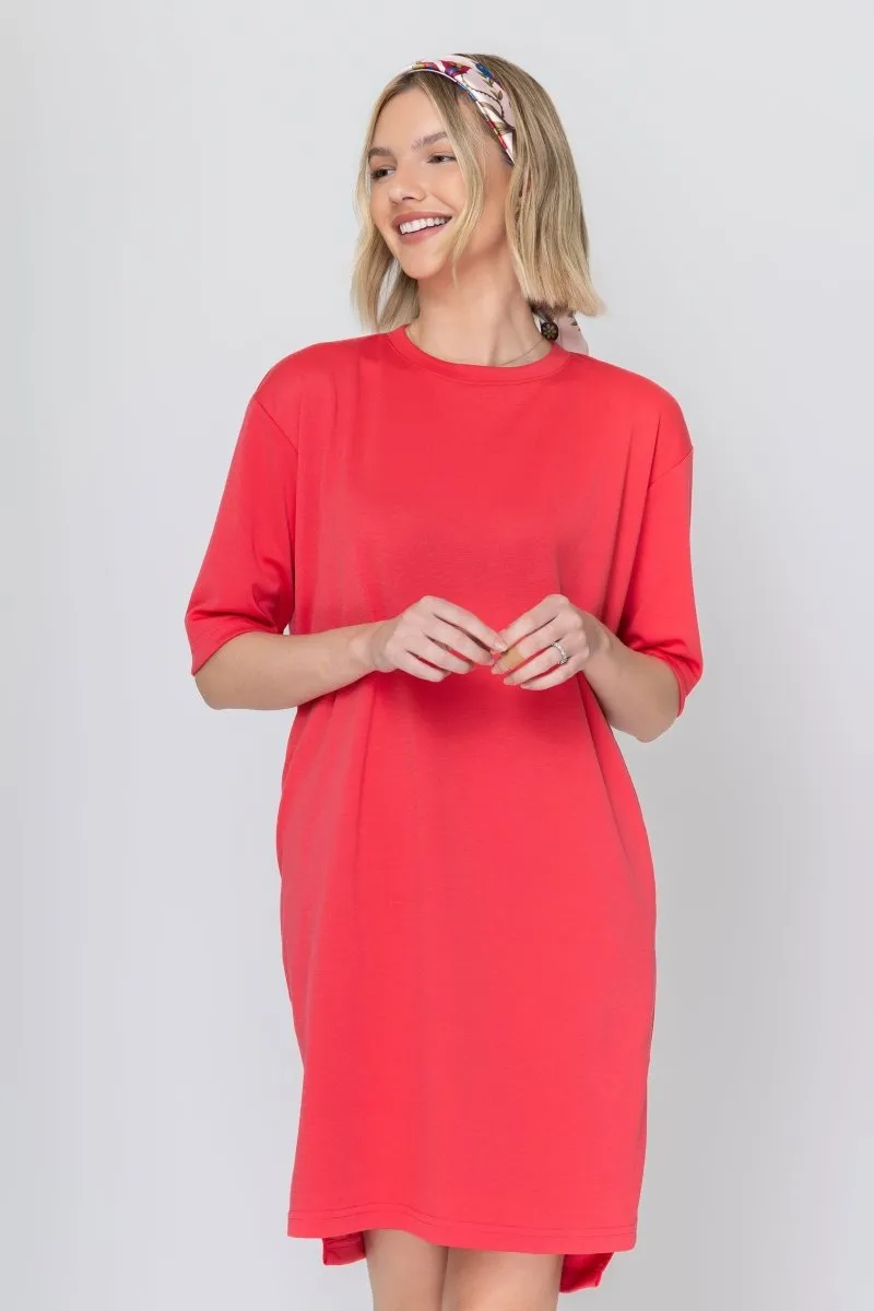 REESE DRESS (WATERMELON) 37"