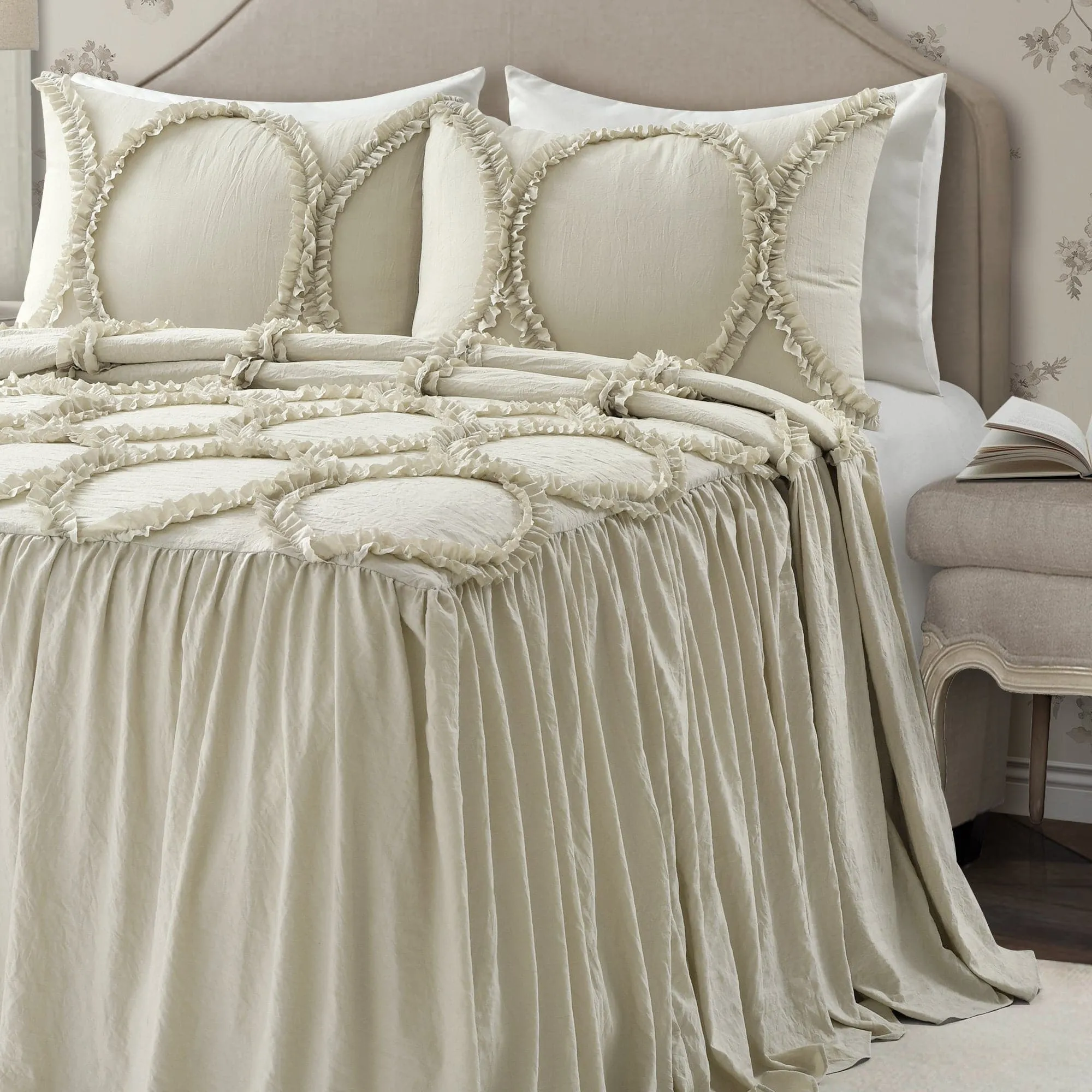 Riviera 3 Piece Bedspread Set