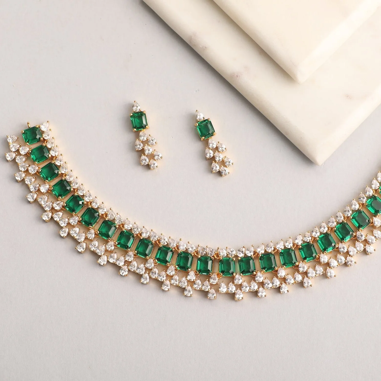 Ronja Nakshatra CZ Necklace Set