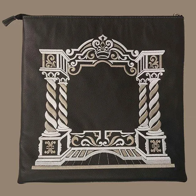 Royal Leather Tallit & Tefillin Bag Personalized