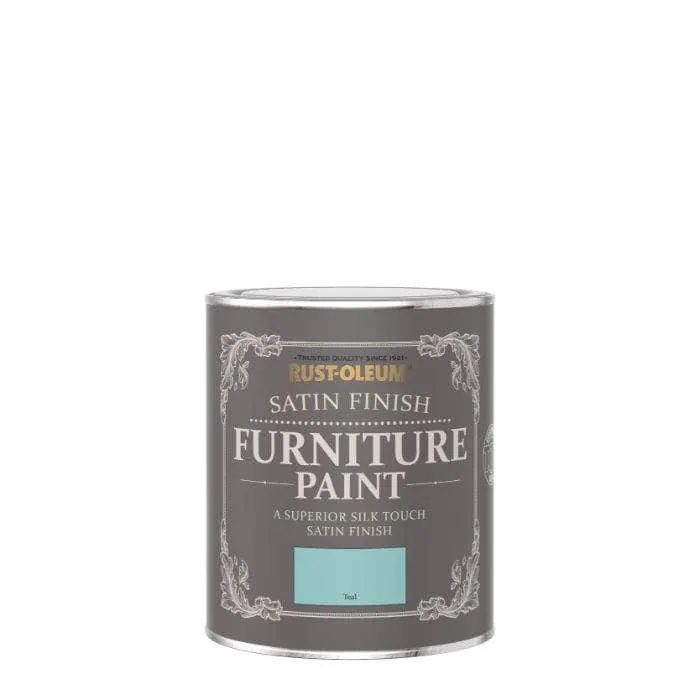 Rust-Oleum Satin Furniture Paint 750ml - Teal