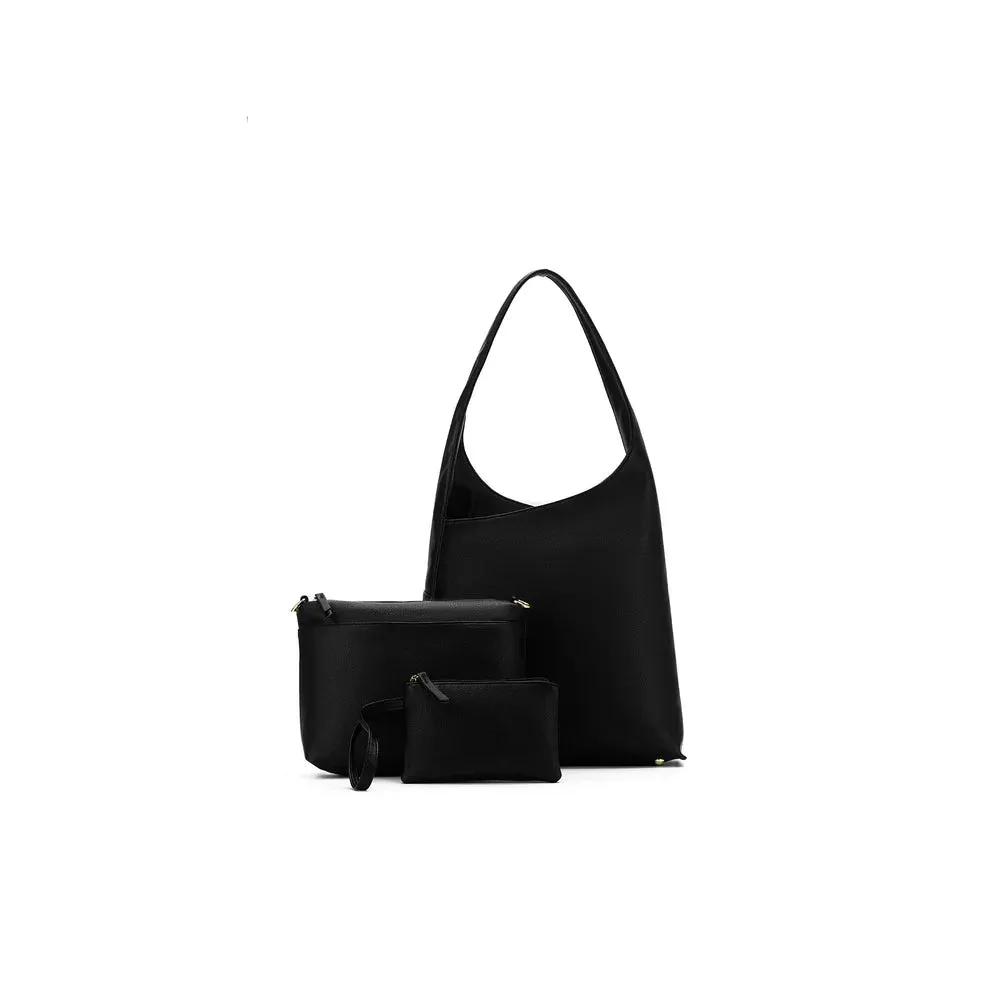 Sara 3 Piece Hobo Handbag