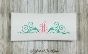 Scroll Monogram Set - Fits 5x7 Hoops