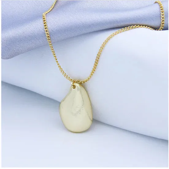 Two-Piece Set Waterdrop Irregular Design Necklaces