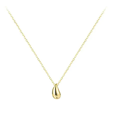 Two-Piece Set Waterdrop Irregular Design Necklaces