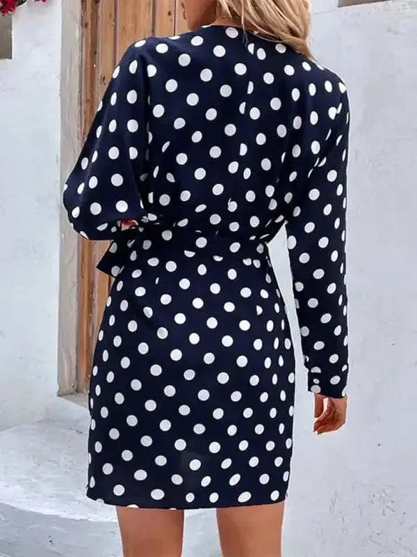 Women’s new polka dot one piece dress